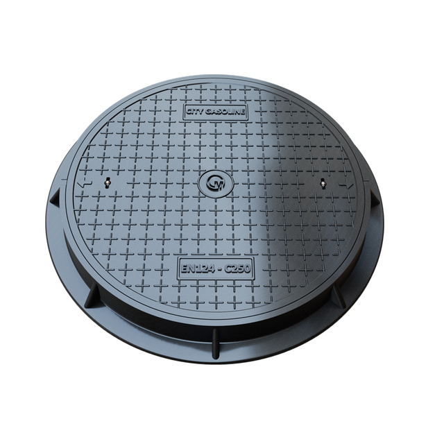 790mm Petrol Station Composite Manhole Cover 