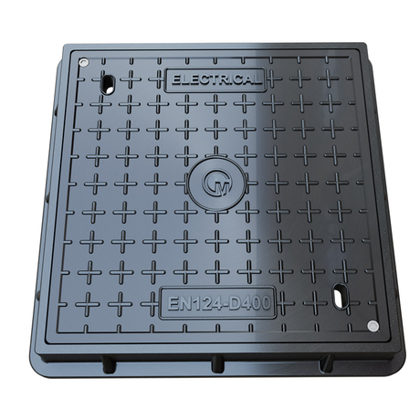 Composite D400 Manhole Cover 550x550 Inspection Cover