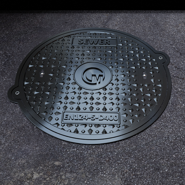 Sanitary Manhole Cover Lockable Composite Cover