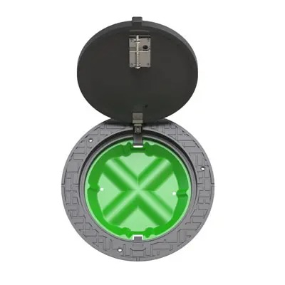 Round Pit Lid D-Class with Bump Stop Mount 630mm